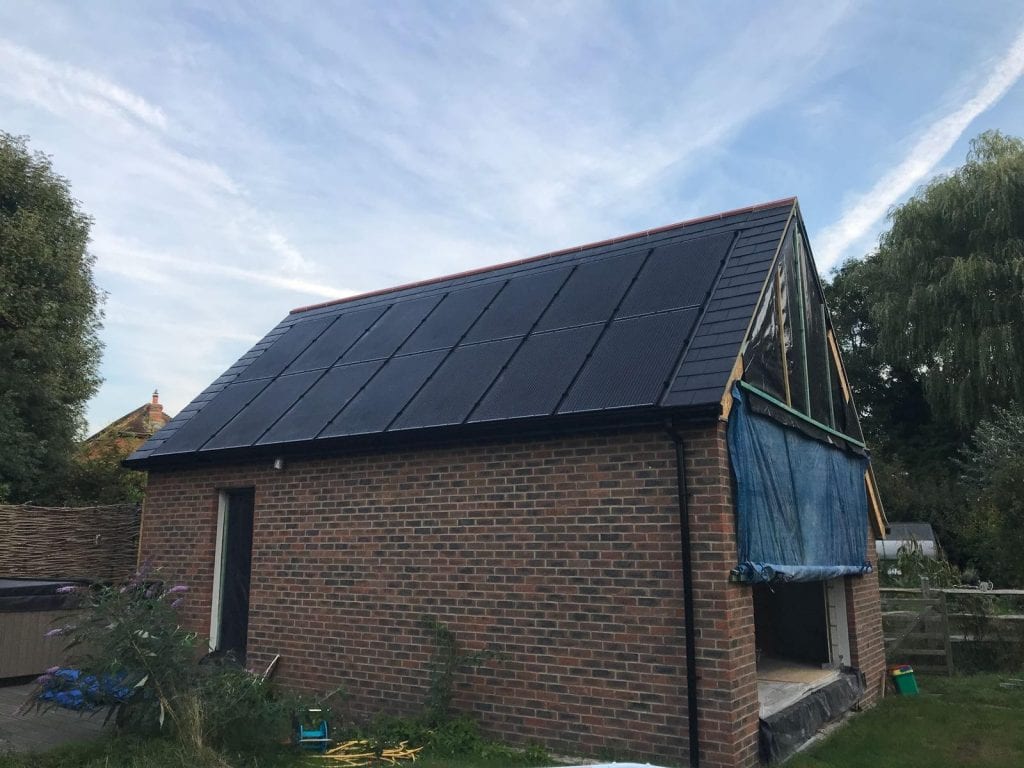 in-roof solar panels